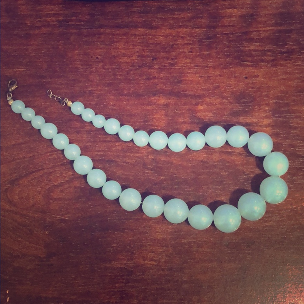 Sky blue Pearl Choker